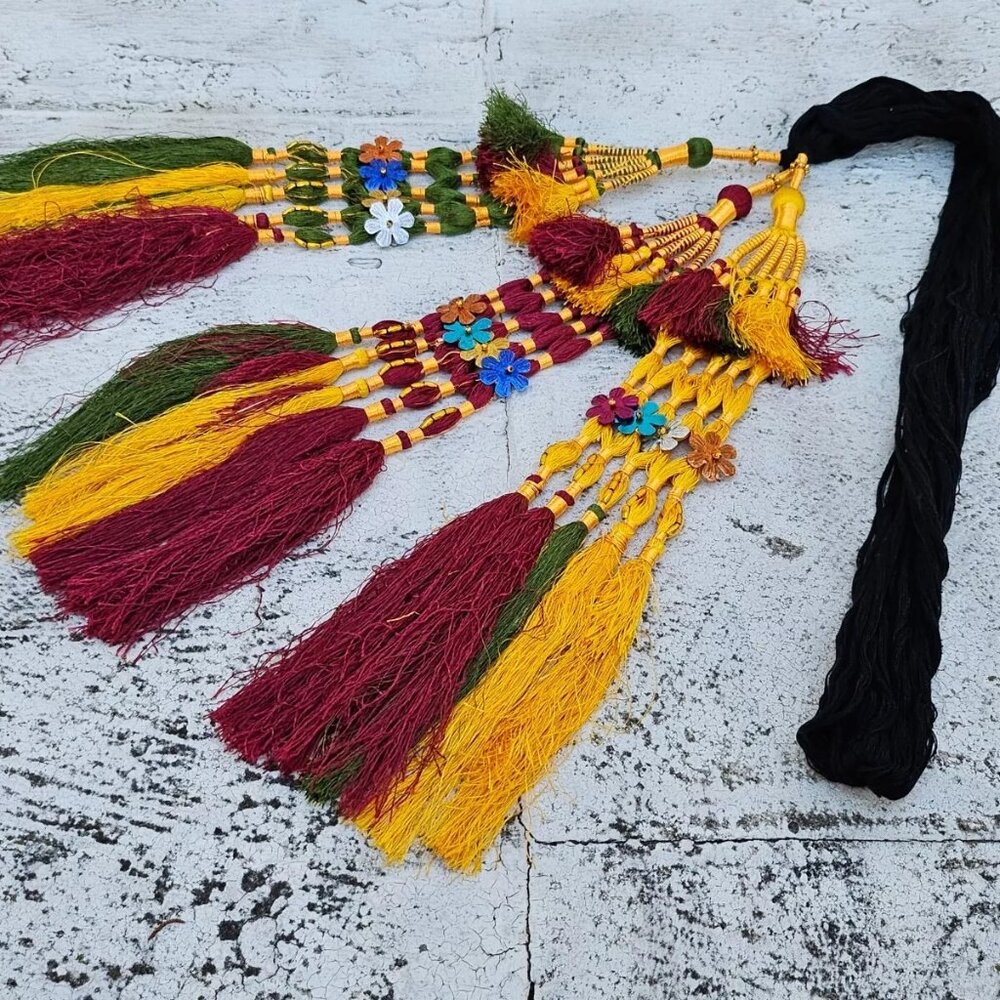 Hair Paranda Multi Color Hair Braided Cultural Ethnetic Hair Accessory